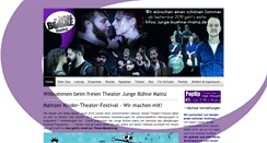 Desktop Screenshot of junge-buehne-mainz.de